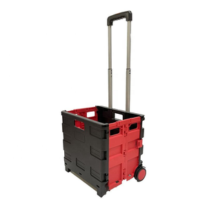 Cắm Trại Ngoài Trời Gấp Lưu Trữ Xe Đẩy Trường Hợp Mua Sắm Trọng Lượng Nhẹ Xe Đẩy Nhỏ Pick up Chuyển Phát Nhanh Gấp Xe Đẩy Với Bánh Xe - Product Image 4