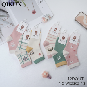 Calze di cotone per ragazze in 3 taglie prodotto specifico per bambini - Product Image 1