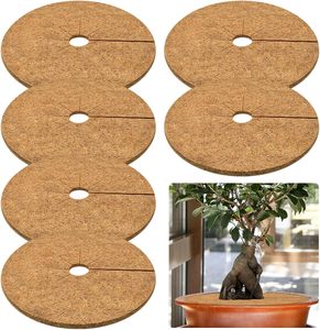 Anello di pacciame in fibra di cocco 24 pollici Coco cocco anello <span class=keywords><strong>albero</strong></span> pacciame <span class=keywords><strong>tappetino</strong></span> 100% protezione naturale <span class=keywords><strong>albero</strong></span> <span class=keywords><strong>tappetino</strong></span> copertura <span class=keywords><strong>per</strong></span> piante - Product Image 1