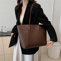 Grand Sac à Main Femme Grande Capacité en Cuir PU, Sac Fourre-Tout de Luxe pour Femmes