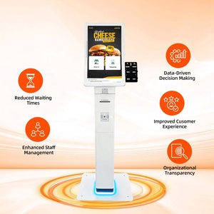 Kiosco de Autoservicio con Pantalla Táctil Android de 23.6 Pulgadas, Soporte para POS, Escáner de Código de Barras e Impresora de Tickets para Centros Comerciales - Product Image 2