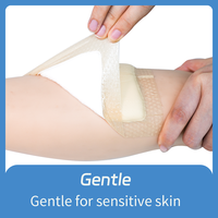 Pansement Cohésif en Mousse de Silicone Imperméable Huawei avec Bordure pour Cicatrisation Post-Opératoire, Brûlures, Pression et Cicatrices, Certifié CE