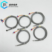 Disesuaikan OEM ODM Jiare Ss316 sekrup perlawanan Bayonet Spring Thermocouple sensor suhu tipe K