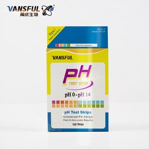 Papel Indicador de pH Universal Aprovado pela CE, 100 Contagens, 4 Cores, 0-14 - Product Image 2