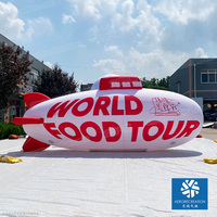 5.5m Géant Publicité Gonflable Dirigeable Modèle Événement Décoratif Ballon Suspendu Gonflables Innovants pour une Promotion Efficace