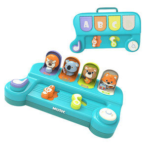 Gretel đồ chơi nguyên nhân và hiệu ứng đồ chơi bé giáo dục Montessori âm nhạc lưu ý nút chuyển đổi Pop-Up Hộp nguyên nhân và hiệu ứng đồ chơi động vật - Product Image 1