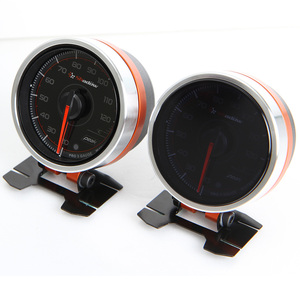 Nuevo Manómetro de Aire para Auto de Carreras, 2 Pulgadas (52mm), Carátula Negra Ahumada, Retroiluminación LED Blanca y Roja, Sensor Impermeable, 12v - Product Image 4