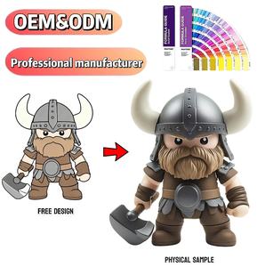 Figurines en vinyle 3D ODM Cartoon Warriors, figurines d'<span class=keywords><strong>action</strong></span> anime, figurines de collection, figurines en vinyle personnalisées, jouets en vinyle, décorations de bureau - Product Image 1