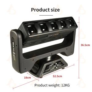 Venta Profesional de Luces Móviles de Barra de Haz de Píxeles de 5x60w para Bodas, Iluminación LED para Escenarios - Product Image 5