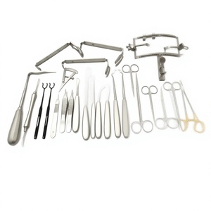 Juego de instrumentos quirúrgicos para palato hendido de acero inoxidable y plástico, elevadores, escofrijos y herramientas para cirugía reconstructiva, autoclavables, manuales, CE - Product Image 1
