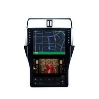 Lecteur audio de voiture 16 pouces Android11.0 Tesla lecteur de navigation gps pour Toyota Prado150 2018 2019 écran tactile vertical CarPlay + DSP