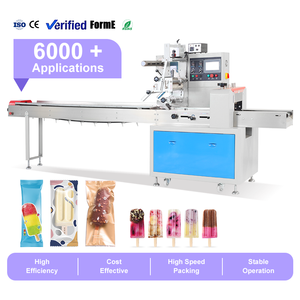 เครื่องบรรจุภัณฑ์ไอศกรีมแท่งแบบกึ่งอัตโนมัติชนิดซองแบบหมอน - Product Image 1