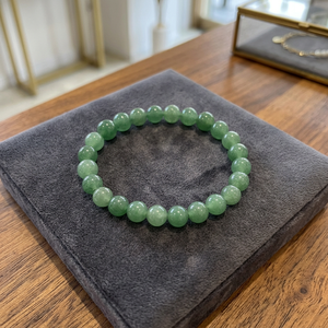 Pulsera de Aventurina Verde Natural al por Mayor, Joyería Elástica de Piedra para Mujer, Regalo para el Día de la Madre y Año Nuevo - Product Image 3