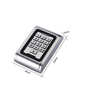 ปุ่มควบคุมการเข้าถึงประตูกันน้ำเคสโลหะ RFID 125kHz แป้นควบคุมการเข้าถึงแบบสแตนด์อโลนพร้อมผู้ใช้2000 - Product Image 5