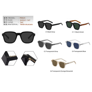 Gafas de Sol Polarizadas con Marco Cuadrado para Mujer 2026, Gafas de Sol Vintage Retro de Acetato para Hombre - Product Image 4