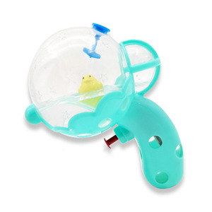 Bola flotante de pato amarillo transparente de gran capacidad para niños, pistola de agua bonita para juguetes de playa - Product Image 1