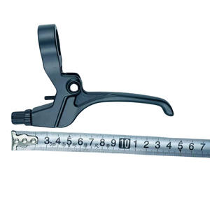 Levier de frein de vélo de montagne en aluminium à quatre doigts, noir, en alliage forgé, poignée de frein à 4 doigts, composant de frein de vélo - Product Image 5