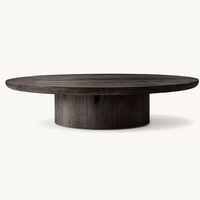Table basse moderne de style contemporain, faite à la main, personnalisable, avec plateau en bois massif, cadre en bois antique, meubles de salon