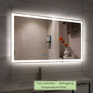 Miroir Rectangle Étanche Personnalisé Europe Écran Tactile Intelligent <span class=keywords><strong>Anti</strong></span>-Brouillard Salle de Bain Miroirs Led Dimmable Avec Lumière - Product Image 1