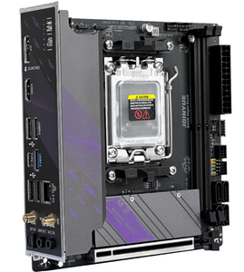 JGINYUE <span class=keywords><strong>Motherboard</strong></span> mini-itx B650I Night Devil AM5 mendukung <span class=keywords><strong>AMD</strong></span> 7500F/7600X/7800X3D/7900X/7950X CPU <span class=keywords><strong>DDR5</strong></span> - Product Image 5