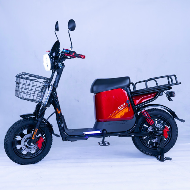 Russia Vehicles Transportation Food Delivery Electric Bike Snow 60v 20A 30A 45Ah Ebike Electric Scooter with Seat and Basket