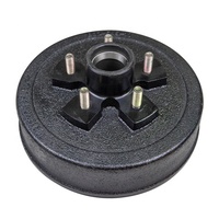 Yeni Treyler Dingili Elektrikli Fren Kampanası Seti 5 Delikli 4.5" Civata Çemberi 10" X 2-1/4" 3500 lb Yedek Parça