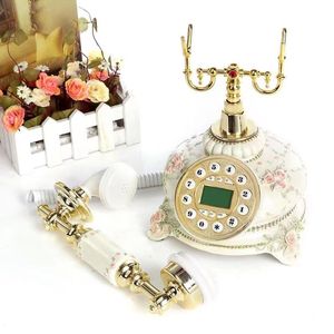 Teléfono antiguo retro, novedad, moda europea, línea fija, jardín creativo, teléfono tallado <span class=keywords><strong>de</strong></span> alta calidad - Product Image 6