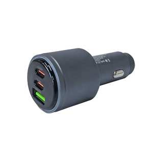 อะแดปเตอร์ชาร์จในรถยนต์ 100W PD QC 33w ชาร์จเร็ว USB Type C สำหรับแล็ปท็อป โทรศัพท์มือถือ iPhone Android 100w pd qc3.0 - Product Image 3