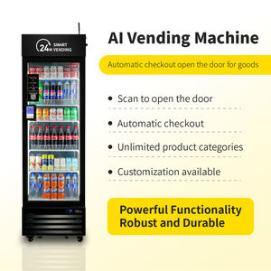 Mesin Vending Pintar AI Mini HAHA Vending 360 Stok Lokal AS 4G WiFi SDK untuk Kantor Sekolah Camilan Minuman - Product Image 4