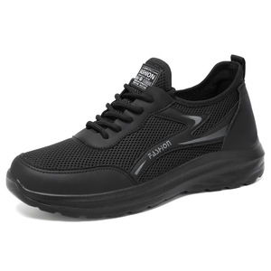 Chaussures de course respirantes en mesh pour homme, semelle intermédiaire EVA amortissante, antidérapantes, pour le printemps, l'automne et l'hiver, style chaussures de marche - Product Image 5
