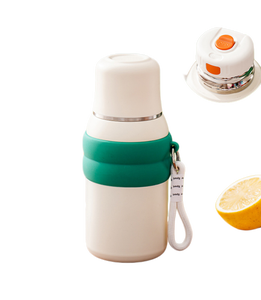 Nouvelle Bouteille d'Eau Isotherme en Acier Inoxydable pour Enfants, avec Paille et Sangle, Motif Mignon, Idéale comme Cadeau d'Affaires - Product Image 5