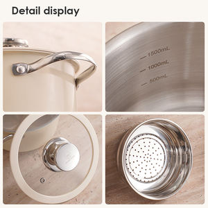 Ensemble de marmites FTS multi-usages en acier inoxydable antiadhésif ustensiles de cuisine batterie de cuisine antiadhésive de haute qualité pour la cuisine - Product Image 6