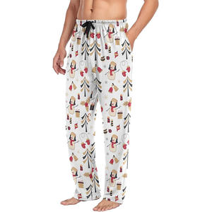 <span class=keywords><strong>Pijamas</strong></span> de Estilo Chino de Fácil Cuidado con Tema Navideño para Venta al por Mayor, <span class=keywords><strong>Pijamas</strong></span> Divertidos para Hombre, Ropa de Dormir al por Mayor, MOQ Bajo - Product Image 5