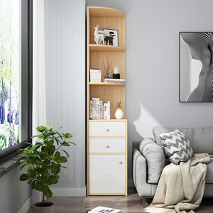 ארון ארון קטן בפינה צרה קטנה ארון ארון לבן עם דלת ומגירות - Product Image 3