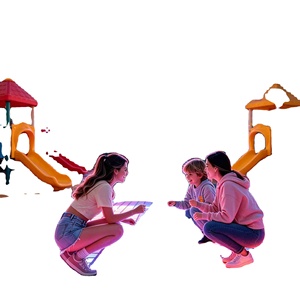 Lumière LED pour carrelage de sol, étanche à l'eau et à la poussière, pour parcs d'aventure, aires de jeux, jardins d'enfants et centres commerciaux - Product Image 1