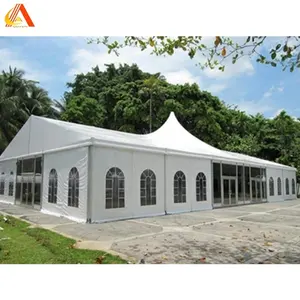 形のテントとパゴダテントアルミニウムフレームの結婚披露宴のイベントを混ぜるPVCターポリン防水のプロの大きなテント