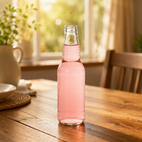 Vente Fabricant : Bouteilles en Verre Transparentes pour Jus, Sodas, Lait de Soja et Boissons – 300ml et 450ml