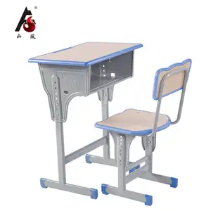 Shanfeng 하이 퀄리티 학교 가구 교실 휴대용 책상 및 의자 세트 판매