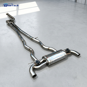 ระบบท่อไอเสียแบบ Cat-Back สแตนเลสสตีลไหลเวียนสูง พร้อมวาล์วควบคุมในตัว สำหรับ BMW 840i G16 B58 3.0T - Product Image 5