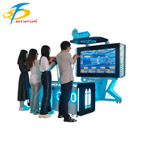 Machine de jeu d'arcade de tir à monnayeur très rentable, en acier, pour divertissement intérieur professionnel dans les centres commerciaux