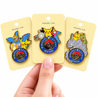 Broche Anime en Gros, Épingle Pokémon 30ème Anniversaire, Badge Métallique Personnalisé Dessin Animé, Émail Souple et Dur en Gros, Épingle de Revers Souvenir Kawaii