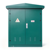 Poste de transformation compact modulaire YBM-12 12kV/0.4kV pour distribution d'énergie extérieure – Ensemble complet de poste de transformation de type coffret