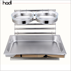 Wholesale Restaurant Supplies 2 Tier Rattan Wicker <strong>Bread</strong> <strong>Basket</strong> Buffet Food Display Stand <strong>Bread</strong> <strong>Basket</strong> for Sale - Product Image 5