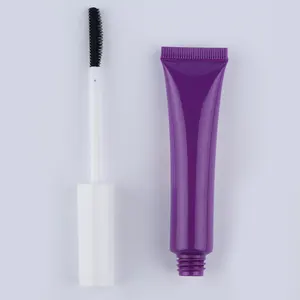 Custom Empty Mascara packaging 5ml 10ml plastic Mascara Tube with Eyelash Wand brush