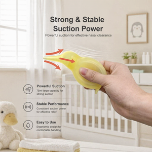 Aspirador Nasal <span class=keywords><strong>de</strong></span> Silicona Suave sin BPA, Diseño <span class=keywords><strong>de</strong></span> Pingüino, 25 ml, Portátil, Manual, para Bebés Recién Nacidos - Product Image 2