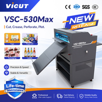 Machine de découpe et de pliage numérique à alimentation automatique Vicut VSC-530Max pour étiquettes, boîtes et emballages