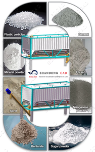 Horizontal Mobile Cement Storage <strong>Containerized</strong> Horizontal Cement Silo With Complete Accessories <strong>for</strong> Bulk Cement - Product Image 3