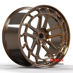 Sfalsati 20x9.5 e 20x10.5 Custom bronzo 1 pezzo forgiato cerchi per 2015 F06 BMW M6 M3 M5Gran Coupe <span class=keywords><strong>Alfa</strong></span> <span class=keywords><strong>Romeo</strong></span> Stelvio 949 - Product Image 3