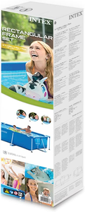 INTEX 28272 3,00 2,00 m X M X 75cm Marco sobre el suelo Rectangular Piscina Patio trasero Bañera portátil al aire libre - Product Image 5