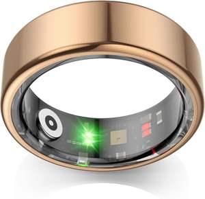 Titan-Smart-Gesundheitsring: Herzfrequenz-Tracking-Wearable und Elektronischer Ring für Damen und Herren, Wasserdicht, Kompatibel mit Android und iOS - Product Image 1